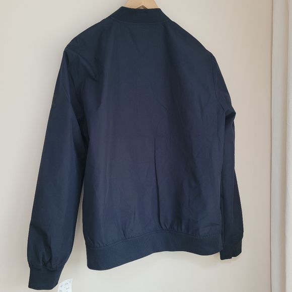 NWT Matinique Men's Navy Water Repellent Bomber Jacket Size Large - Picture 10 of 13